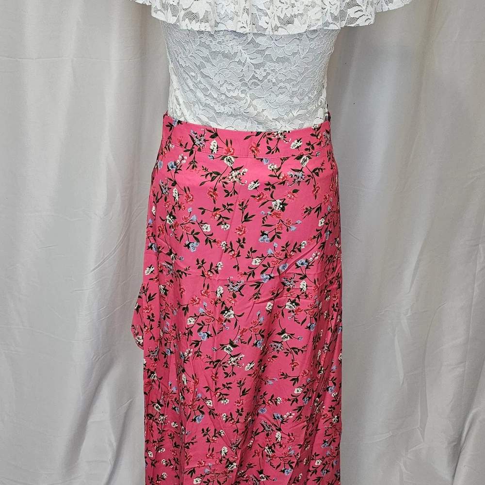 **SALE 50%OFF** Floral Pink Women's Skirt - Picture 5 of 5